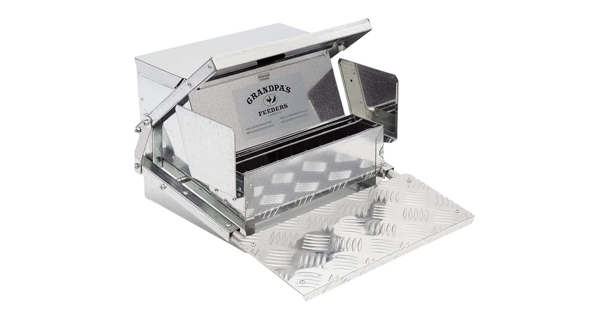 Grandpa's Feeders Automatic Treadle Feeder, 20 lb product image