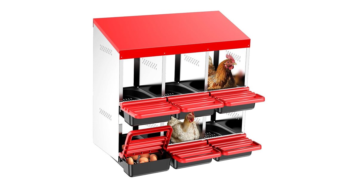 ZenxyHoC Two-Tier Nesting Box, 6 Compartments product image